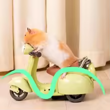 Hamster Stunt Motorcycle Pet Electric Car Spinning Stunt Tricycle Toy Car