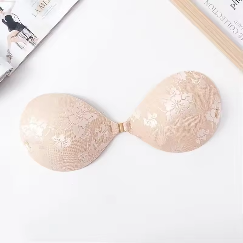 Adhesive Bra Reusable Strapless Self Silicone Push-up Bra